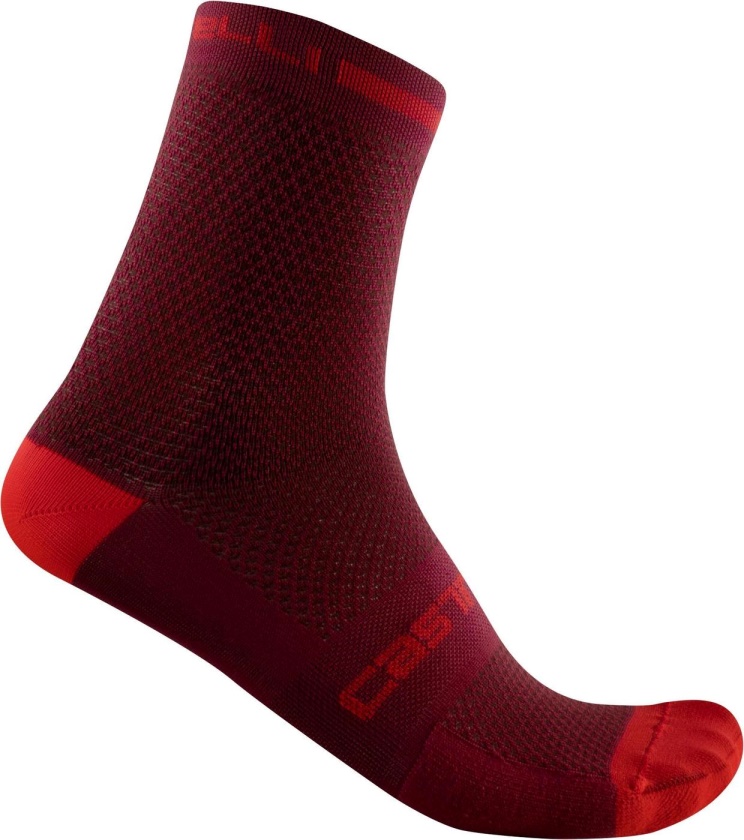 CASTELLI - ponožky SUPERLEGGERA T 12 bordeaux