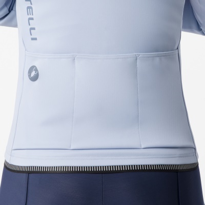 CASTELLI - dámská bunda Espresso 2 světle modrá (2)