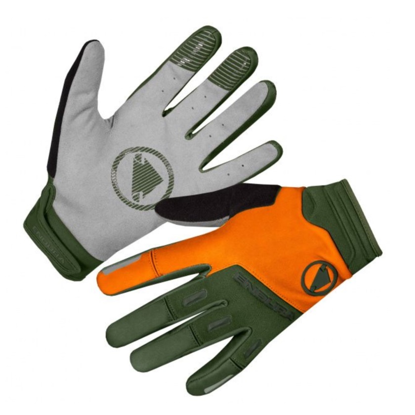 ENDURA - větruodolné rukavice Single Track oranžová