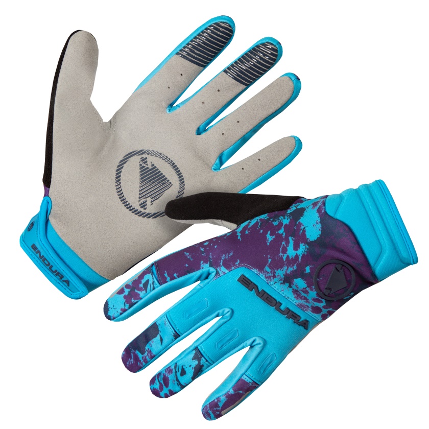 ENDURA - větruodolné rukavice SingleTrack elektrická modrá