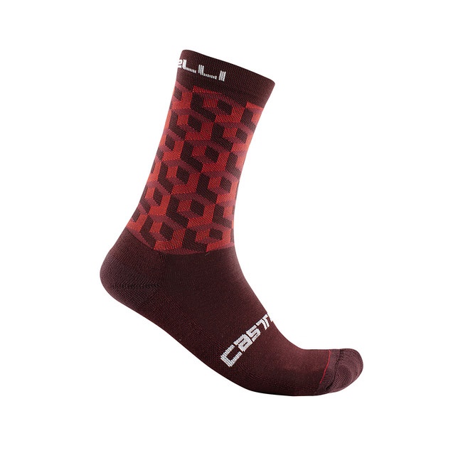 CASTELLI ponožky CUBI 18 pro red