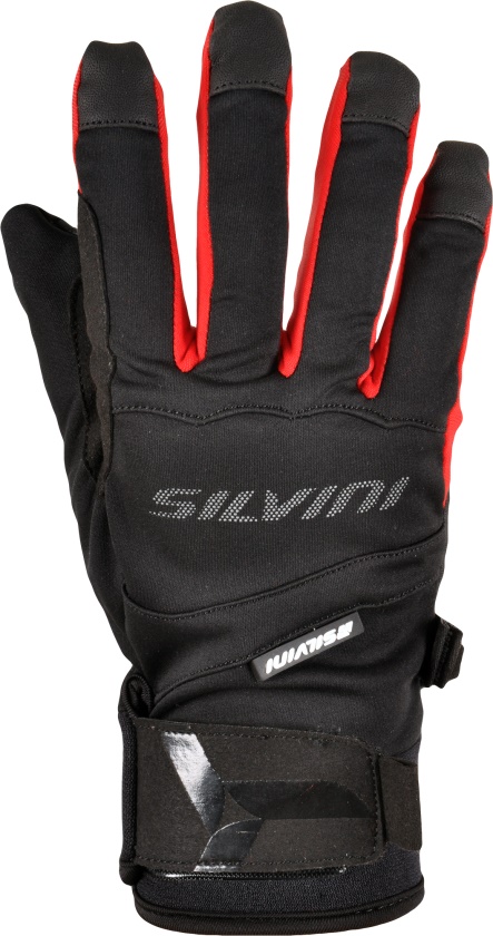 SILVINI - softshell rukavice FUSARO black-red