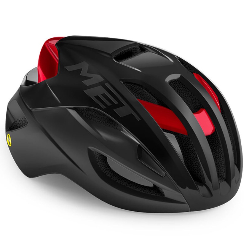 MET - helma RIVALE MIPS černá/červená matná/lesklá