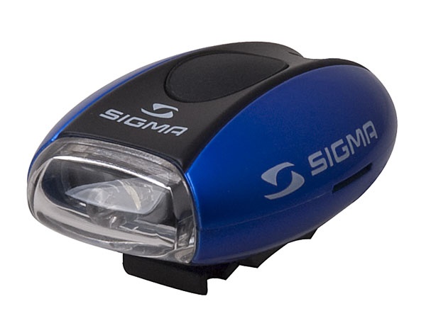 SIGMA - přední světlo MICRO modrá / přední světlo LED-bílá