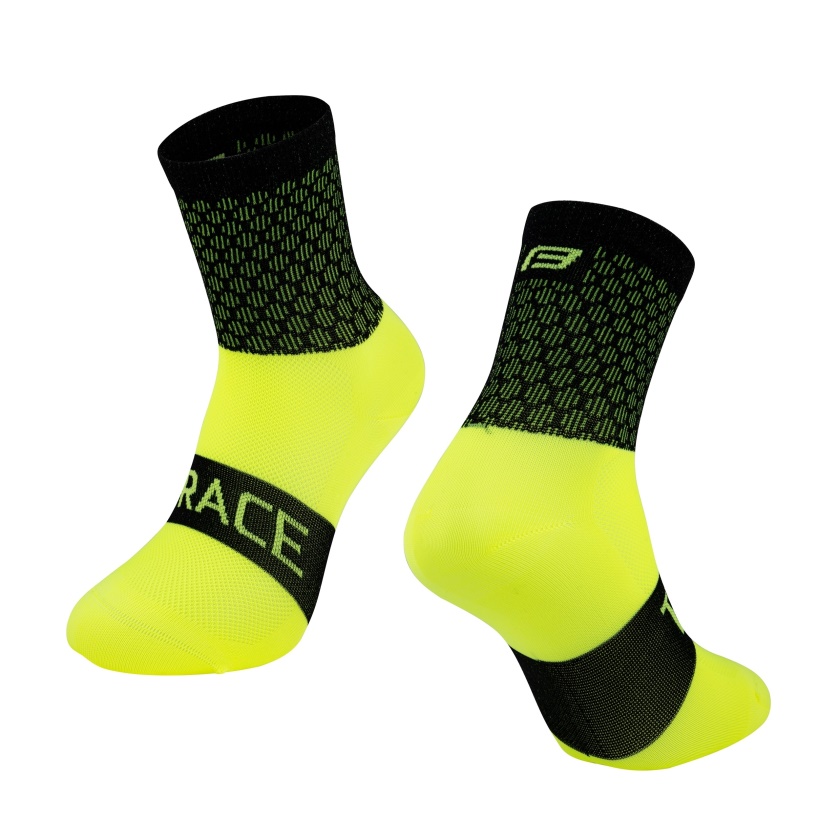 FORCE - ponožky TRACE černá fluo