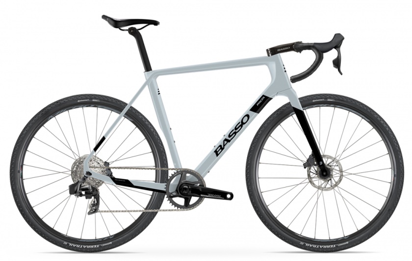 BASSO - gravel kolo Palta Sram Rival eTap AXS XPLR Microtech MX25 Stone gray