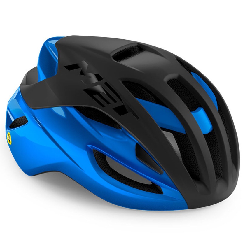 MET - helma RIVALE MIPS černá/modrá matná/lesklá