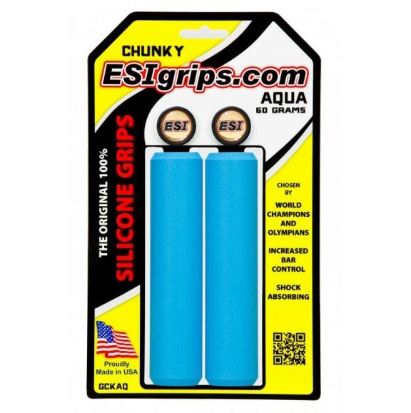 ESI GRIPS - gripy Chunky Classic 32 mm světle modrá