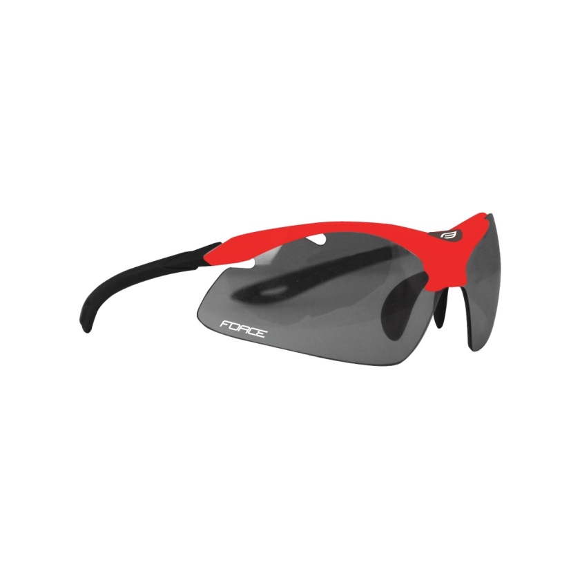 FORCE - brýle  DUKE červeno-černé, černá laser skla