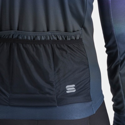 SPORTFUL - dres Flow supergiara thermal jersey, galaxy blue black (4)