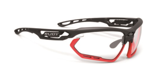 RUDY PROJECT - brýle FOTONYK matte black/bumpers red fluo/impactx™ photochromic 2black