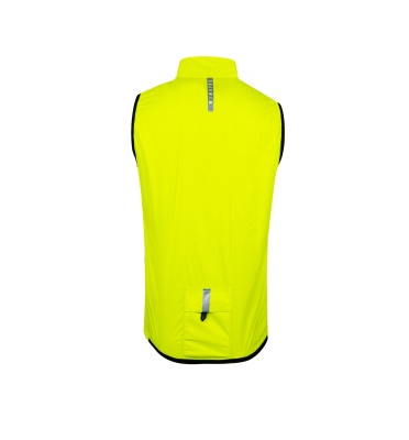 FORCE - dětská vesta WINDPRO KID neprofuk, fluo (1)