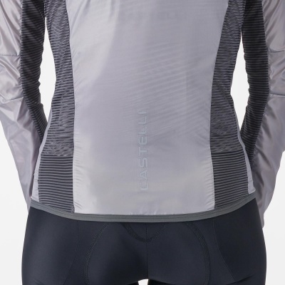 CASTELLI - dámská bunda Aria Shell 2 světle šedá (5)
