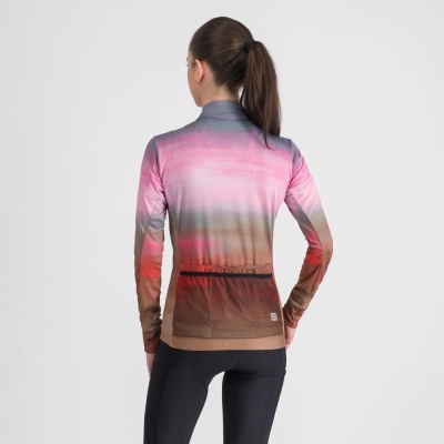 SPORTFUL - dámský dres Flow supergiara w thermal jersey, cayenna red pink (1)