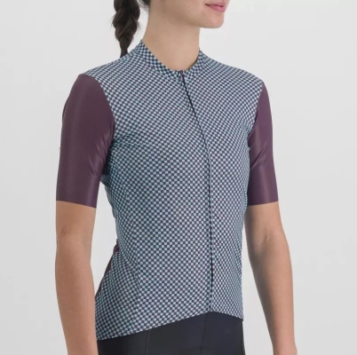 SPORTFUL - dámský dres Checkmate w jersey, huckleberry blue radiance (3)