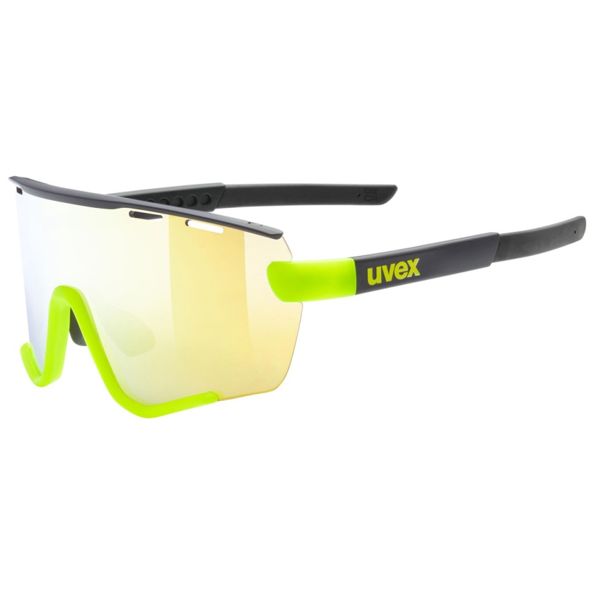 UVEX - brýle SPORTSTYLE 236 SET black lime mat/mirror yellow