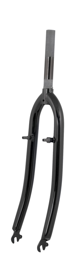 FORCE - vidlice MTB 26" Fe 1" závit, černá lesklá