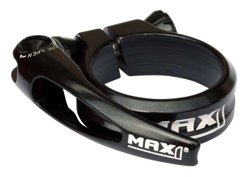 MAX1 - sedlová objímka Race 34,9mm rychloupínací černá