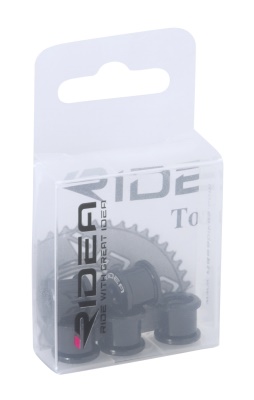 RIDEA - šrouby do převodníku R8 pro montáž klik, Al, črn. (1)