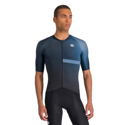 SPORTFUL - dres Bomber jersey, black galaxy blue M