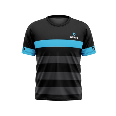 BIKERO - dres MTB černá/modrá