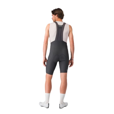 CASTELLI - kraťasy s laclem Espresso 2 tmavě šedá (2)