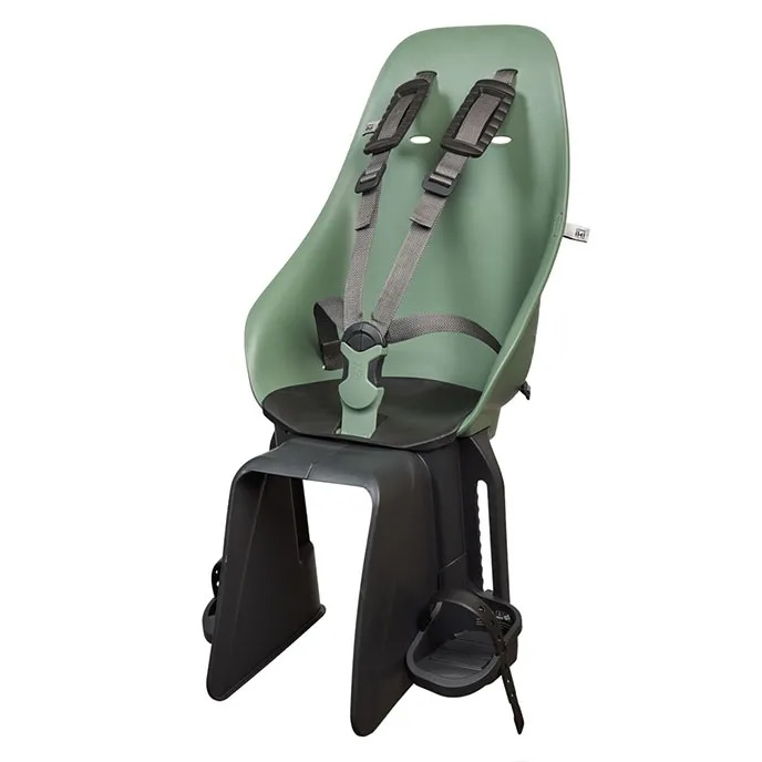URBAN IKI - zadní sedačka na kolo s adaptérem na nosič zelená/černá