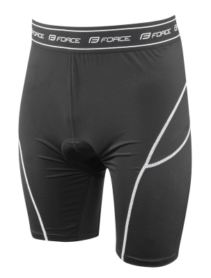 FORCE - kraťasy F BLADE MTB s vložkou,černo-fluo (3)