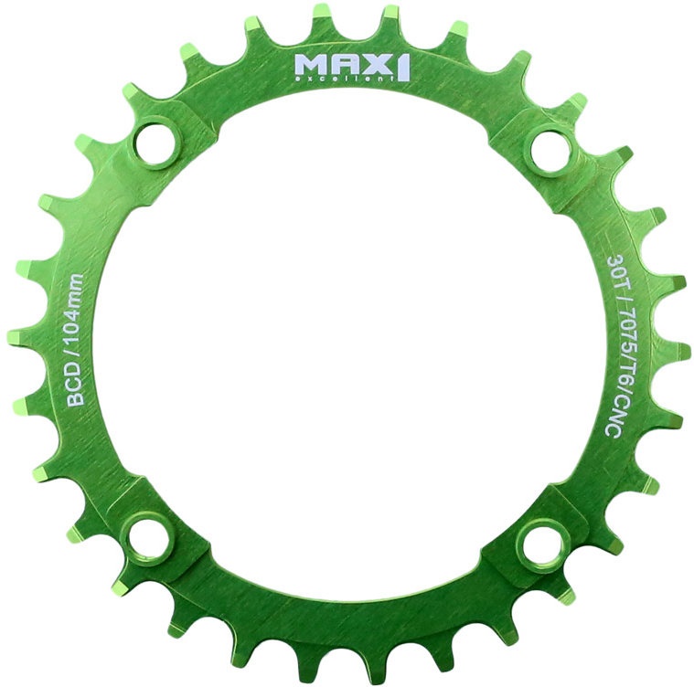 MAX1 - převodník Narrow Wide, 104mm, 36 zubů, zelená