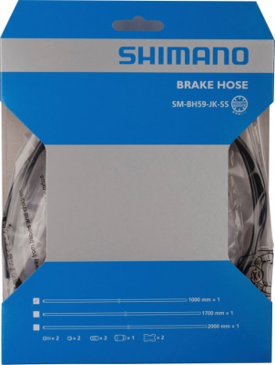SHIMANO - brzdová hadice SM-BH59 M525 1700 mm černá SHIMANO - brzdová hadice SM-BH59 M525 1700 mm černá