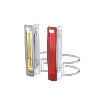 KNOG - set přední a zadní blikačka PLUS Twinpack průhledná