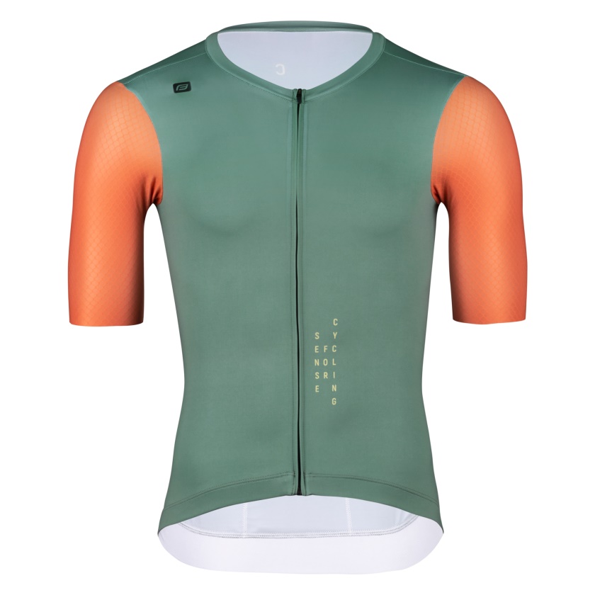 FORCE - dres Limit krátký rukáv zelená/oranžová