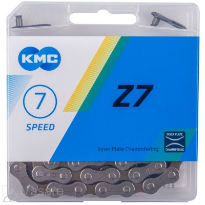 KMC - řetěz Z7, 6/7 rychlostí, 114 článků, balený KMC - řetěz Z7, 6/7 rychlostí, 114 článků, balený