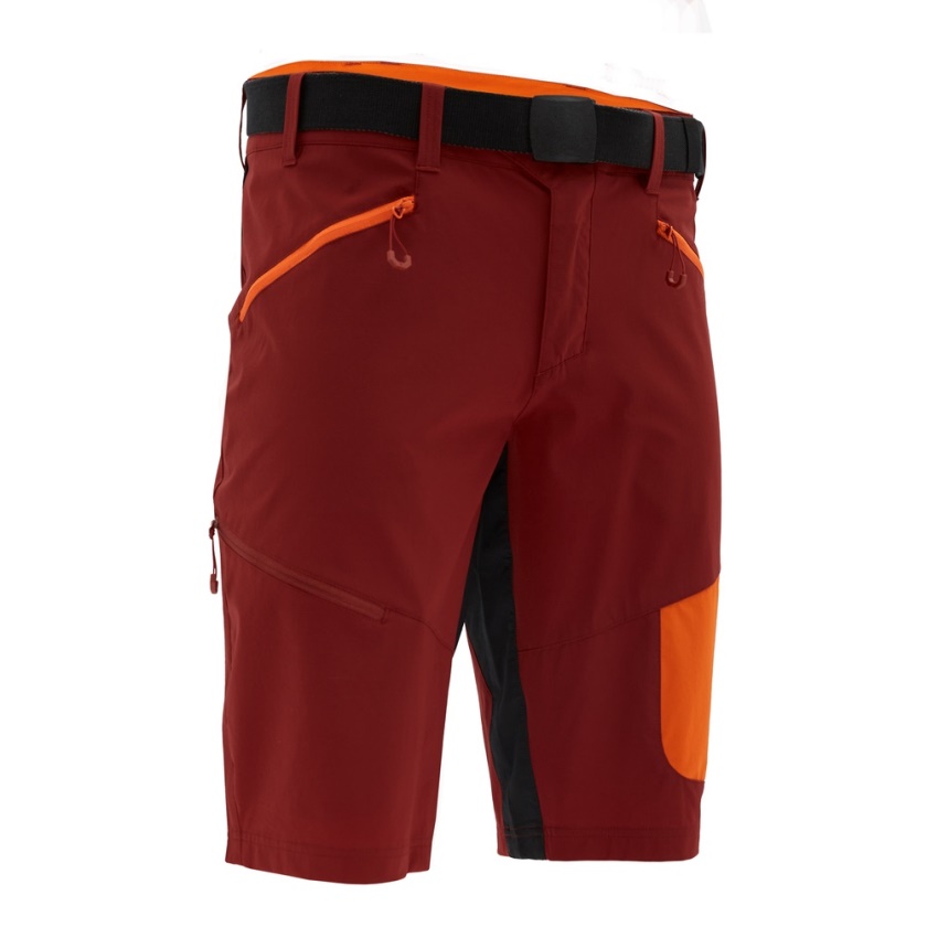 SILVINI - kraťasy Rango Pro merlot-orange