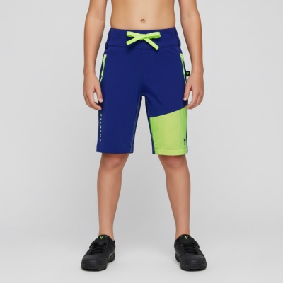 SILVINI - dětské kraťasy Acri modrá/fluo (1)
