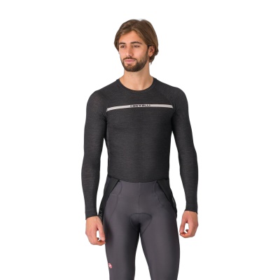 CASTELLI - triko Merino černá