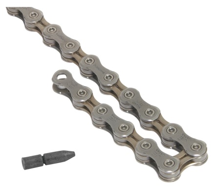 SHIMANO - řetěz Tiagra CN-4601 10 rychlostí 116 článků stříbrný s čepem SHIMANO - řetěz Tiagra CN-4601 10 rychlostí 116 článků stříbrný s čepem