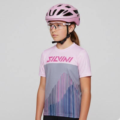 SILVINI - dětský dres Denni fialová/růžová (1)