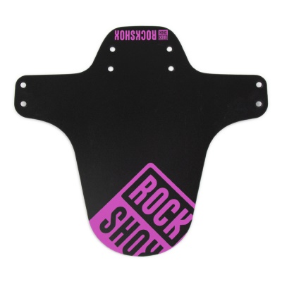 ROCK SHOX - blatník přední MTB černý s Fuschia potiskem ROCK SHOX - blatník přední MTB černý s Fuschia potiskem