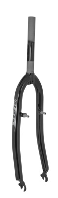 FORCE - vidlice MTB 26" Fe 1" závit, černá lesklá (1)