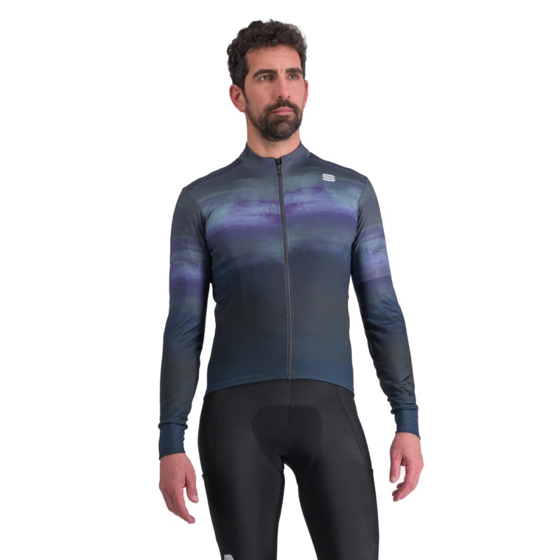 SPORTFUL - dres Flow supergiara thermal jersey, galaxy blue black