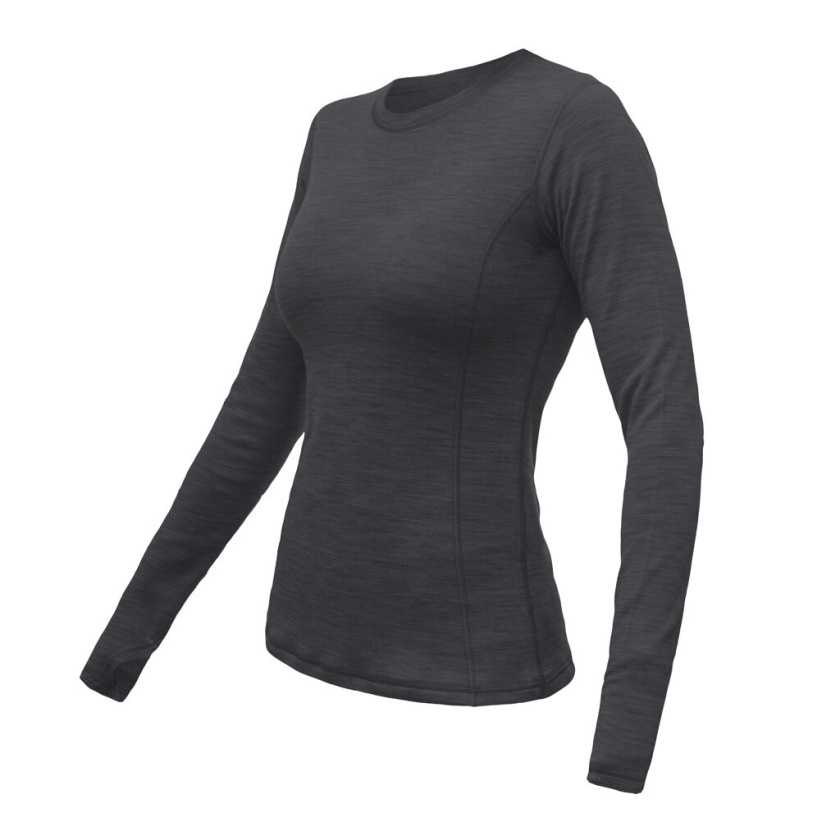 SENSOR - triko MERINO BOLD šedá