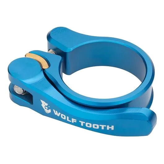 WOLF TOOTH - sedlová objímka 31.8mm modrá rychloupínák