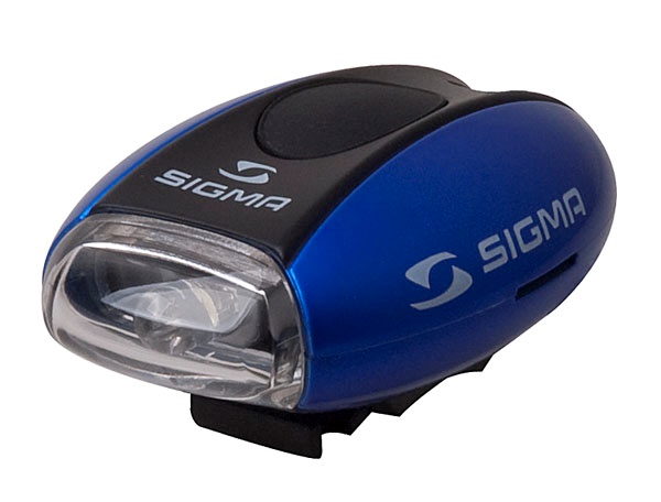 SIGMA - zadní světlo MICRO modrá / zadní světlo LED-červená