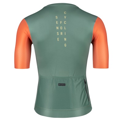 FORCE - dres Limit krátký rukáv zelená/oranžová (1)