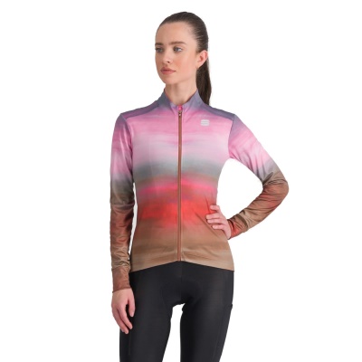 SPORTFUL - dámský dres Flow supergiara w thermal jersey, cayenna red pink