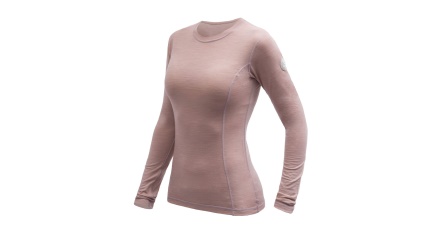 SENSOR - dámské triko s dlouhým rukávem Merino Air růžová