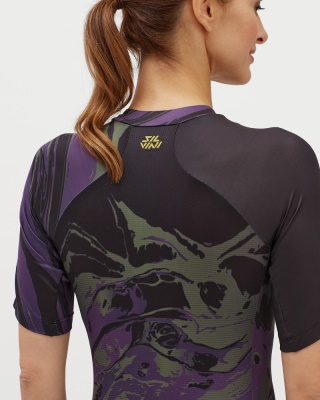 SILVINI - dres CATIRINA black-plum (2)