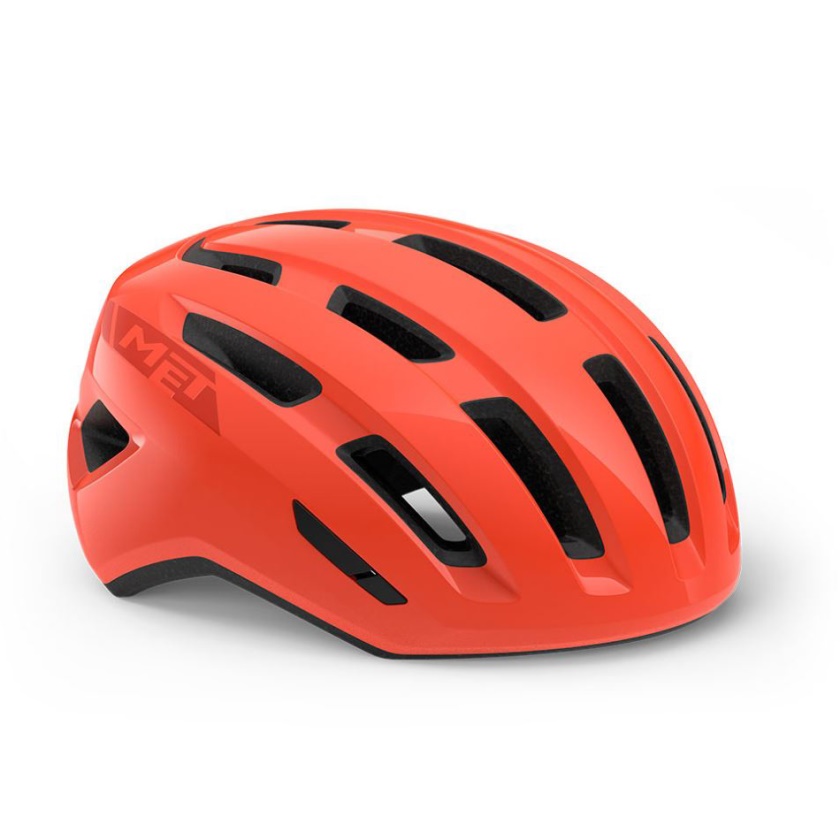MET - helma Miles oranžová lesklá S/M 52-58