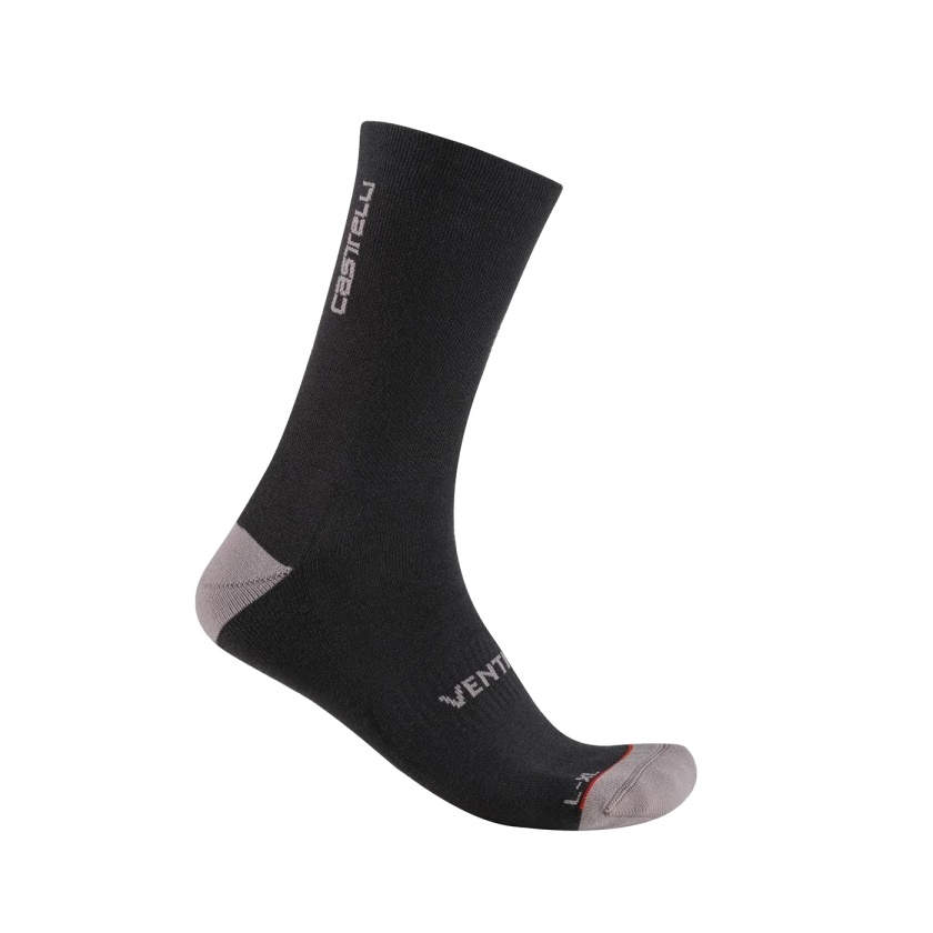 CASTELLI - zimní ponožky Venti Soft Merino černá